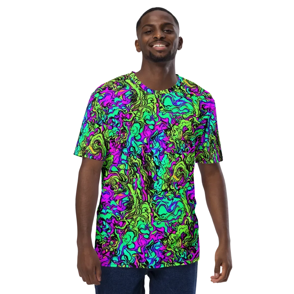 Electric Organics on Men's Crew Neck T-Shirt — Front
