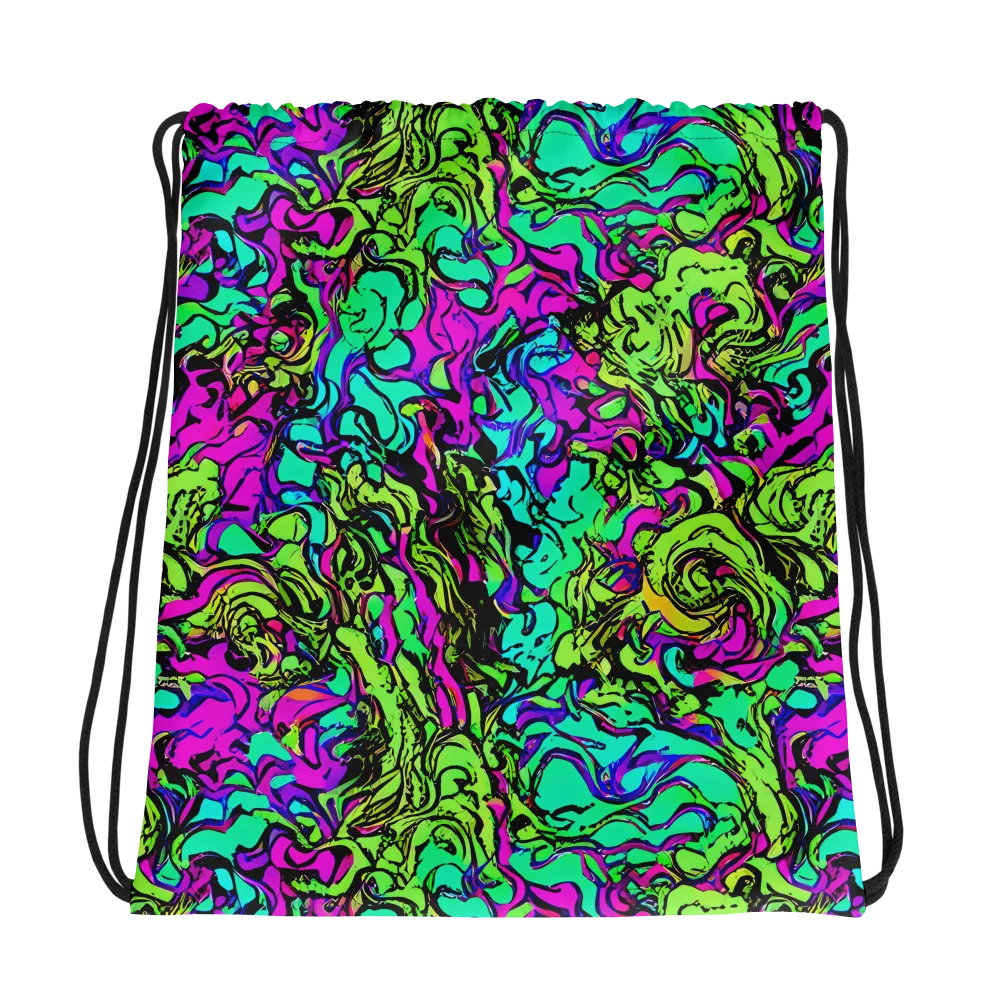Electric Organics on Drawstring Bag — Photo