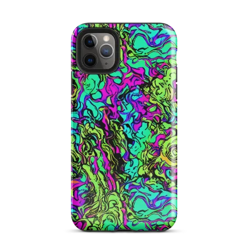 Electric Organics on a Tough Case for iPhone®