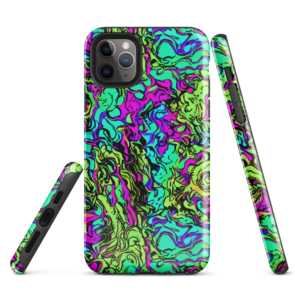 Electric Organics on Tough Case for iPhone® — Front