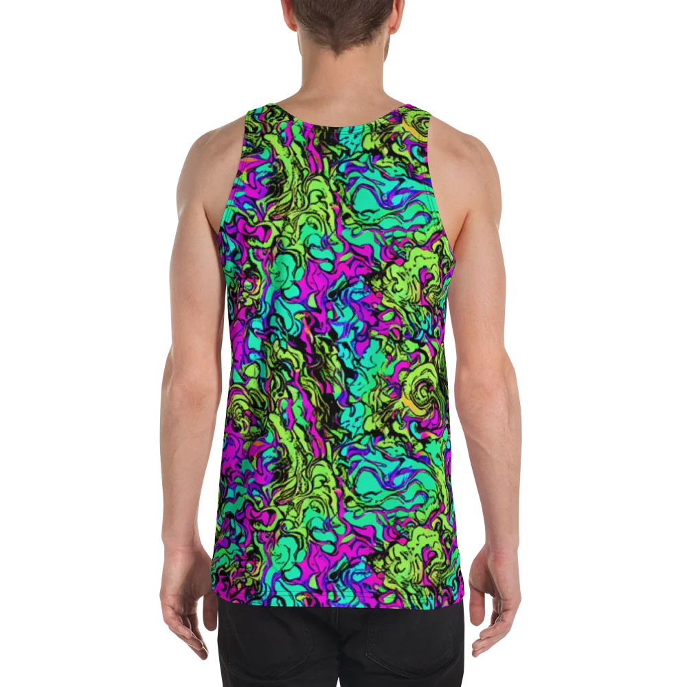 Electric Organics on Men's Tank Top — Back