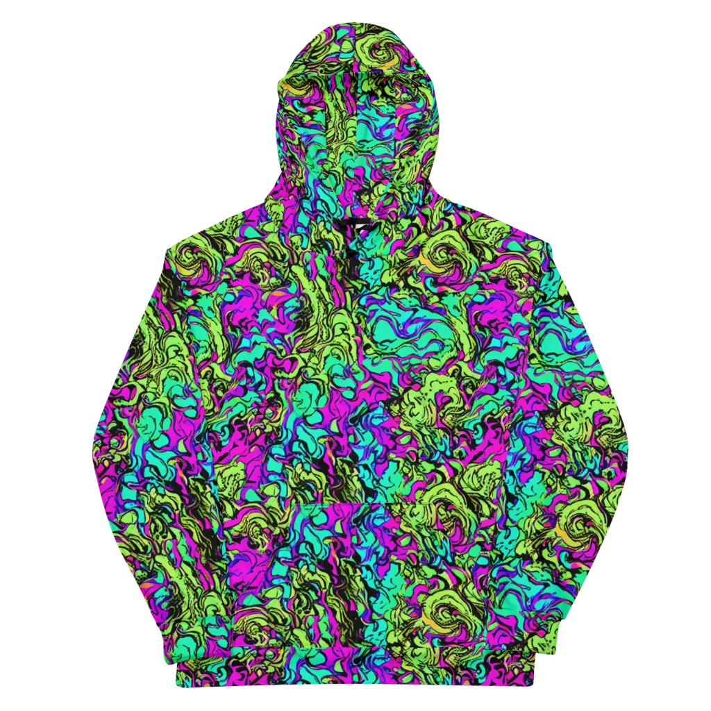 Electric Organics on Cotton Hoodie — Front