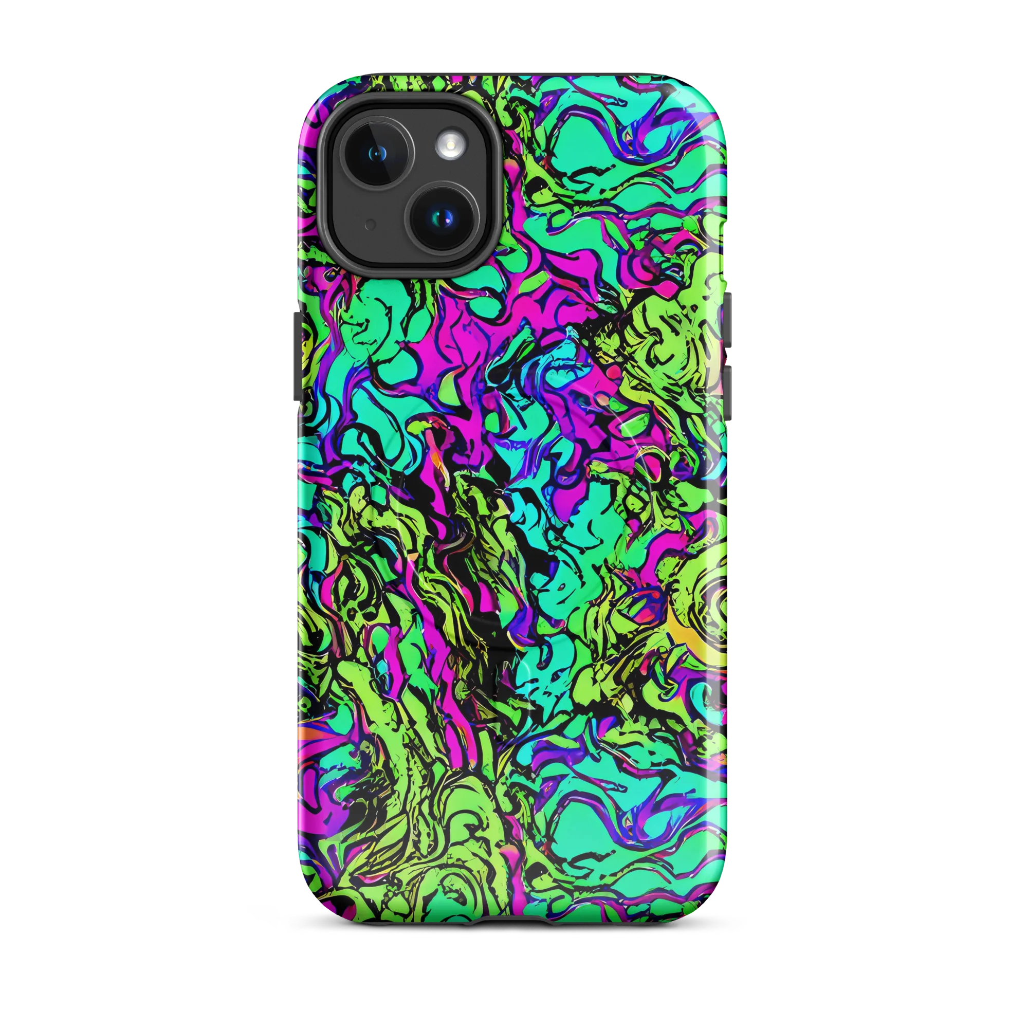 Electric Organics on MagSafe Tough Case for iPhone® — Front