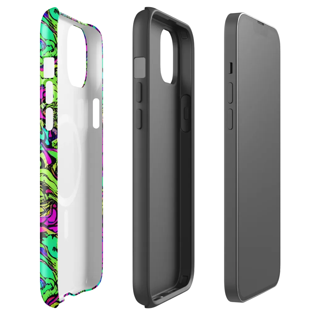 Electric Organics on MagSafe Tough Case for iPhone® — Front