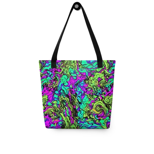 Electric Organics on a Tote Bag