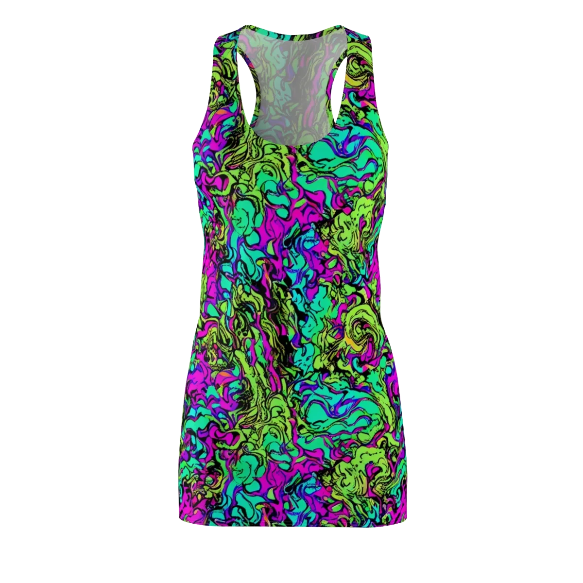 Electric Organics on Racerback Dress — Front
