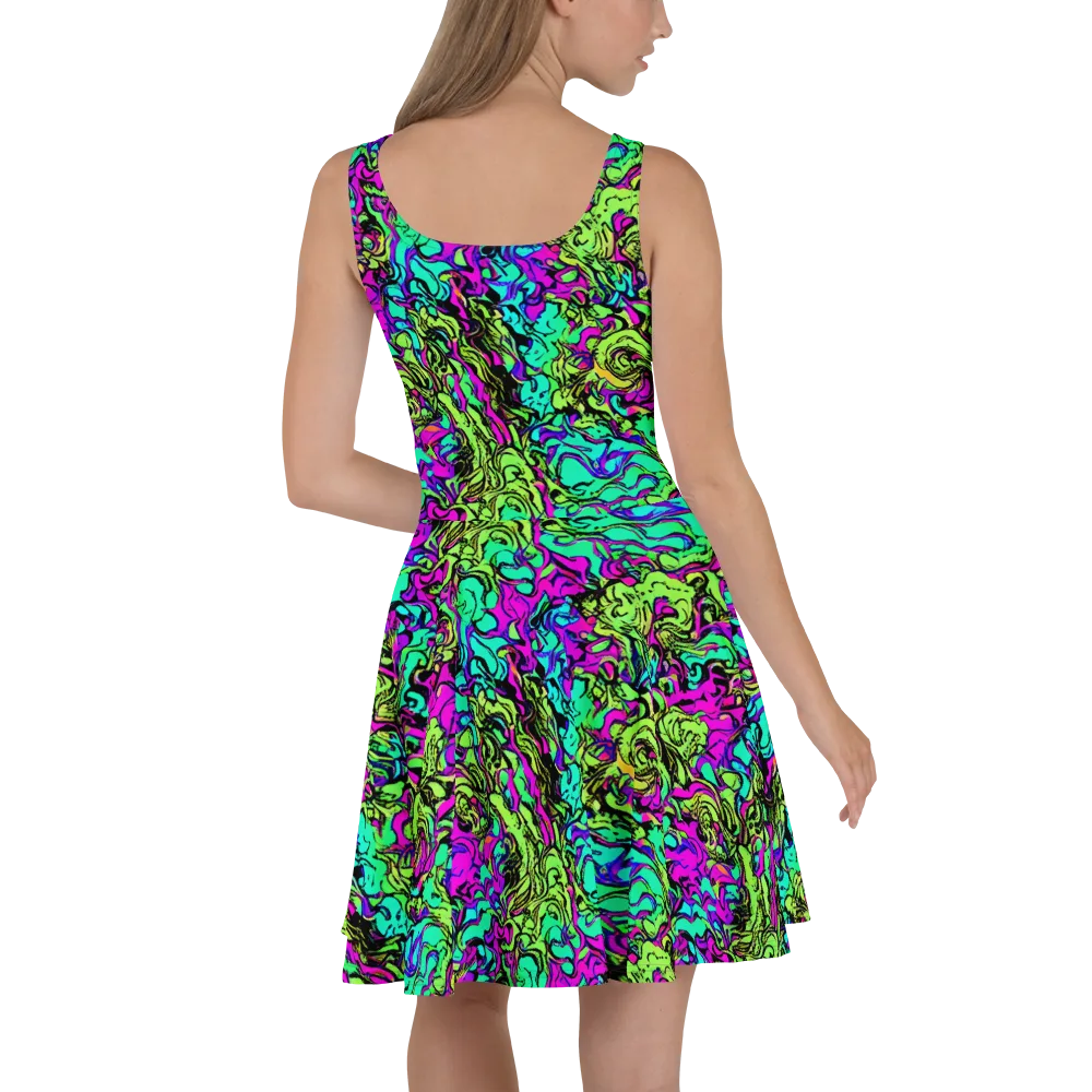 Electric Organics on Skater Dress — Back