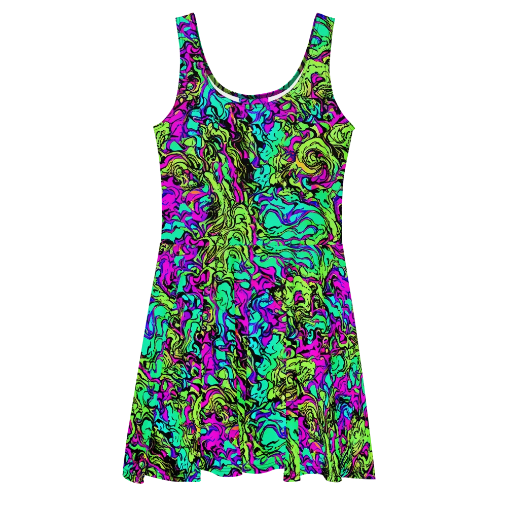 Electric Organics on Skater Dress — Front