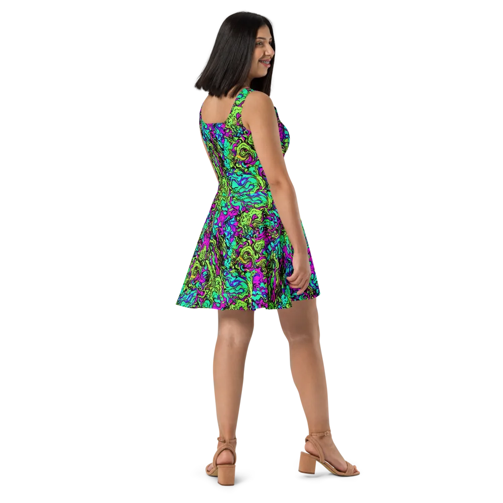 Electric Organics on Skater Dress — Right