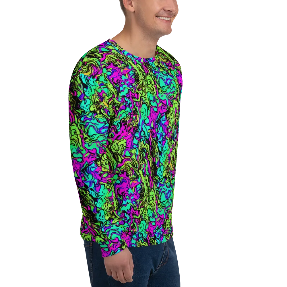 Electric Organics on Sweatshirt — Right Front