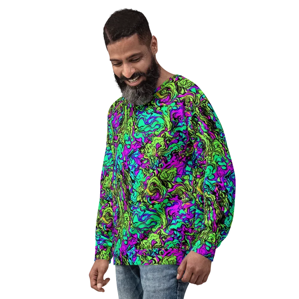 Electric Organics on Sweatshirt — Left Front
