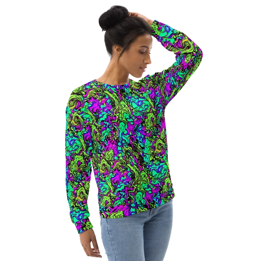 Electric Organics on Sweatshirt — Right Front