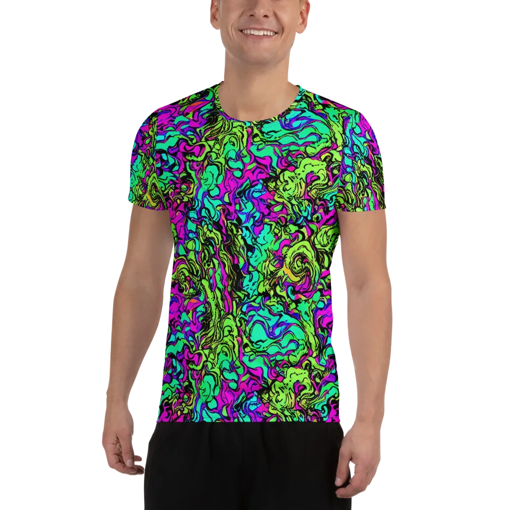 Electric Organics on Men's Athletic T-Shirt — Front