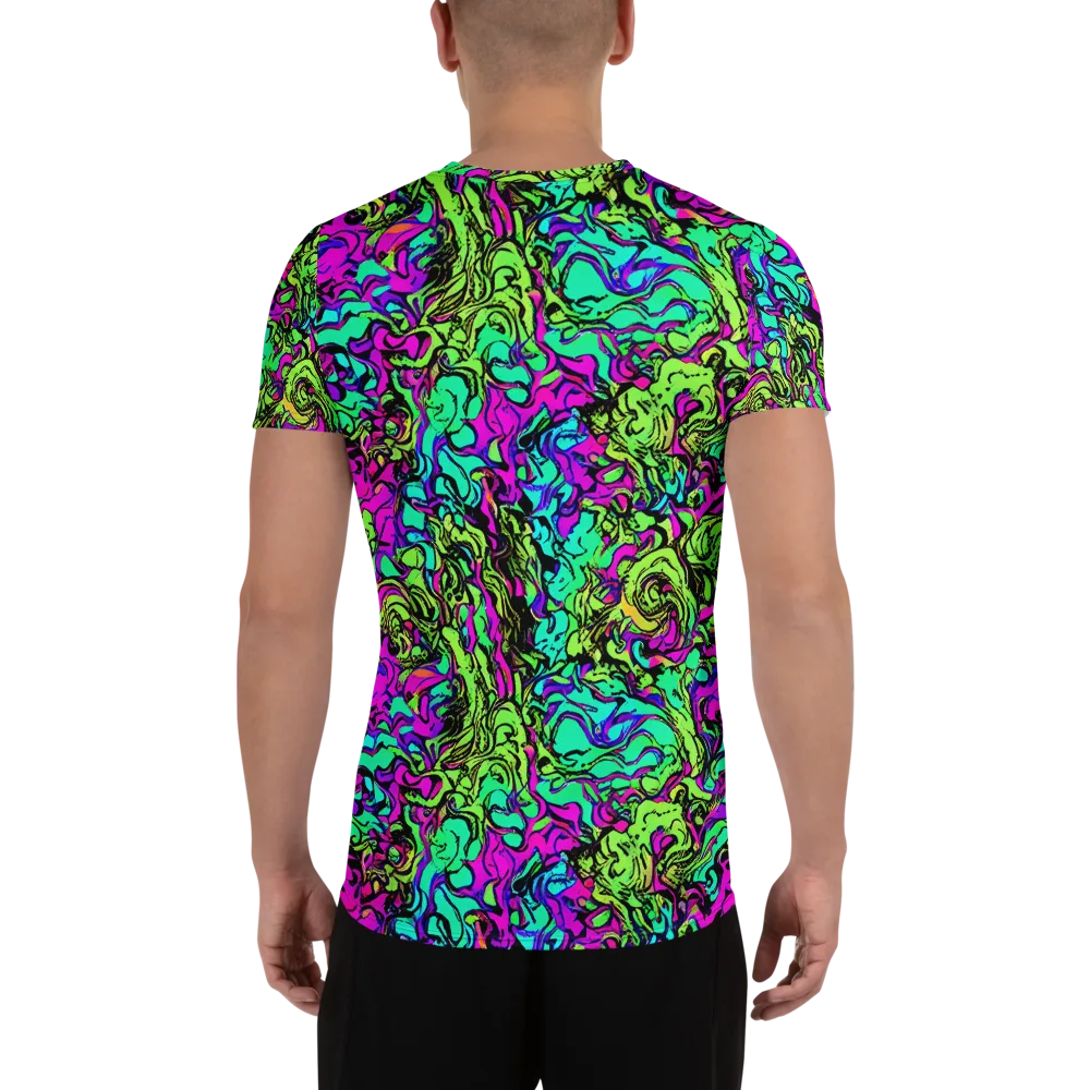 Electric Organics on Men's Athletic T-Shirt — Back