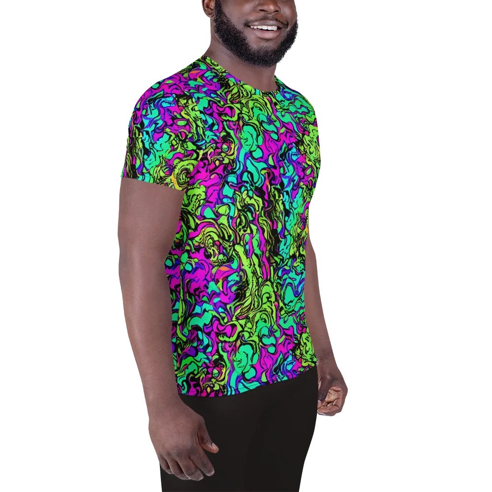 Electric Organics on Men's Athletic T-Shirt — Right
