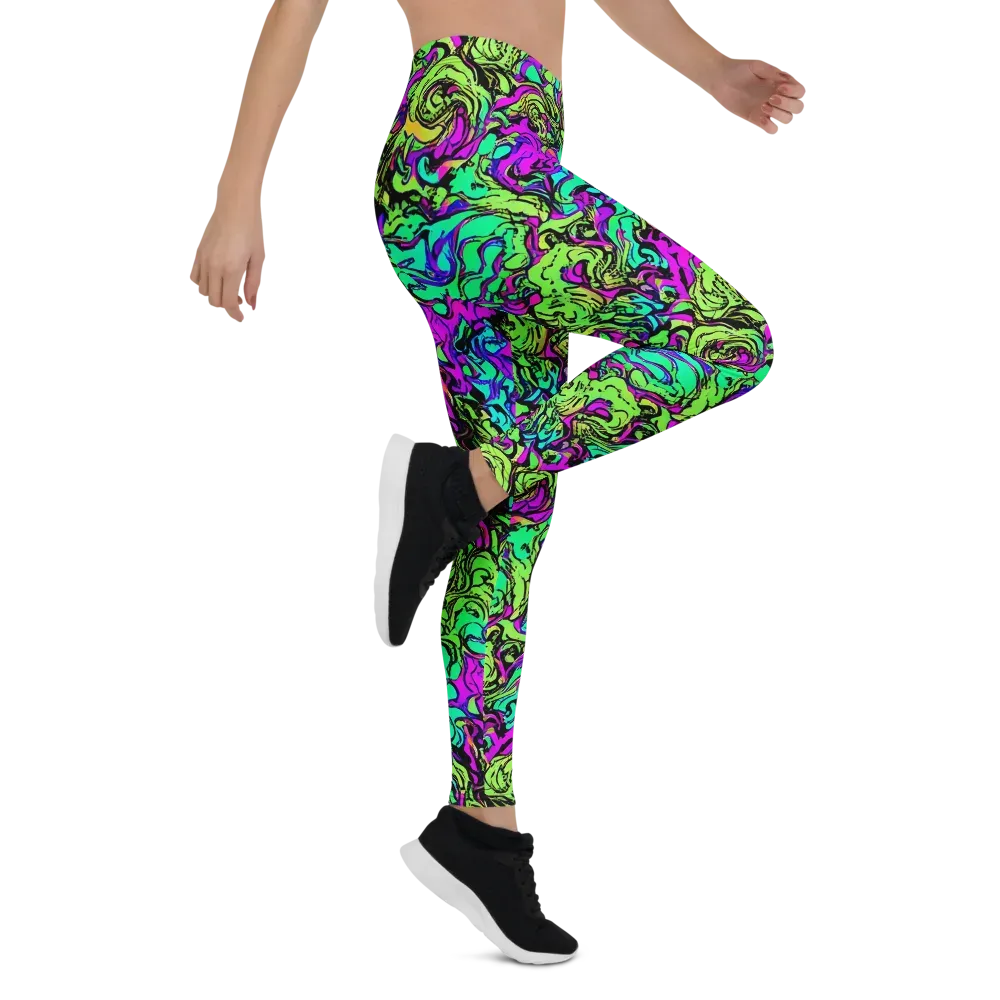 Electric Organics on Leggings — Right