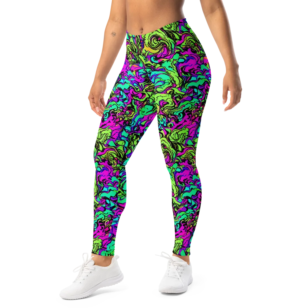Electric Organics on Leggings — Left Front