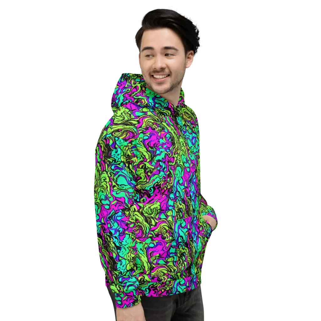 Electric Organics on Hoodie — Right