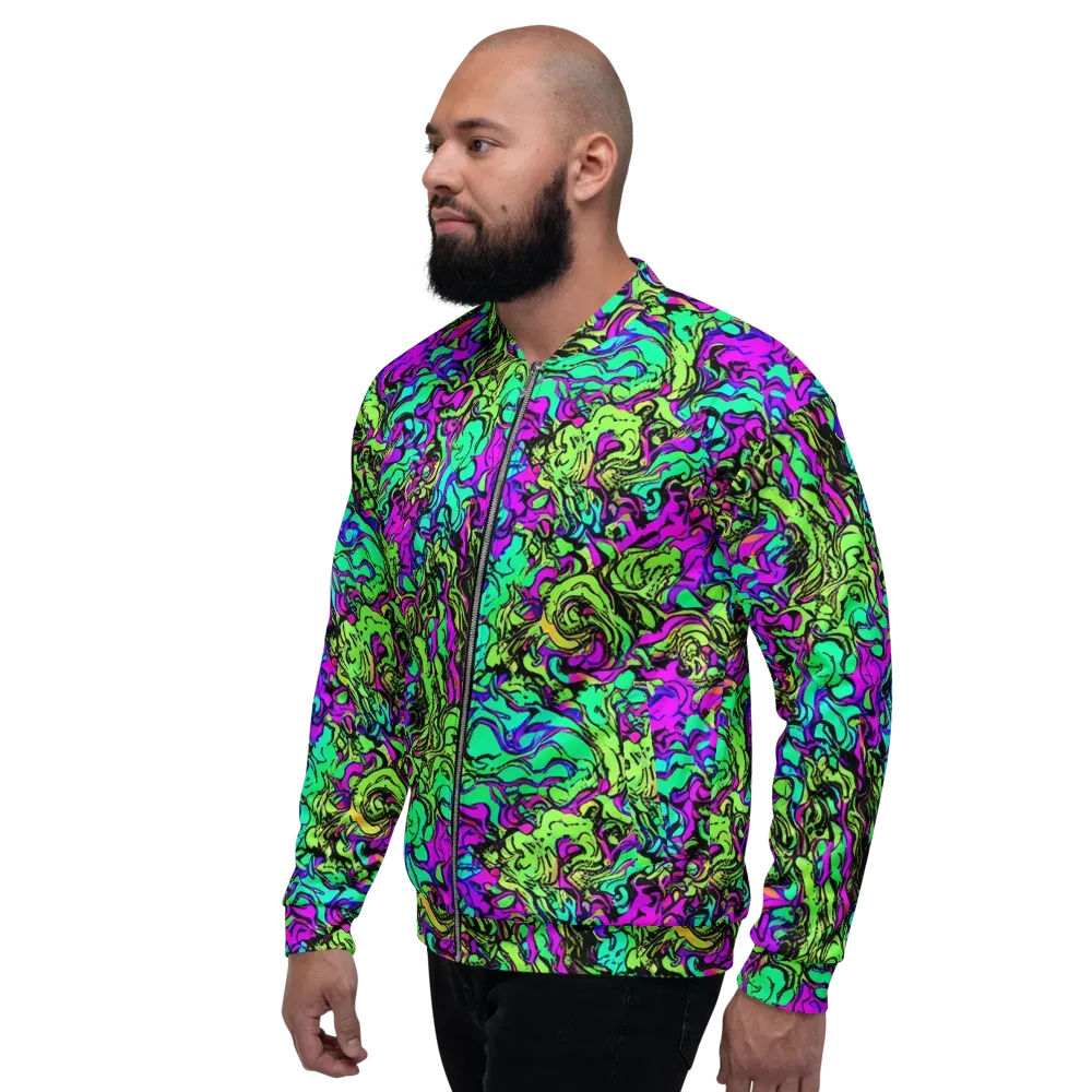 Electric Organics on Bomber Jacket — Left
