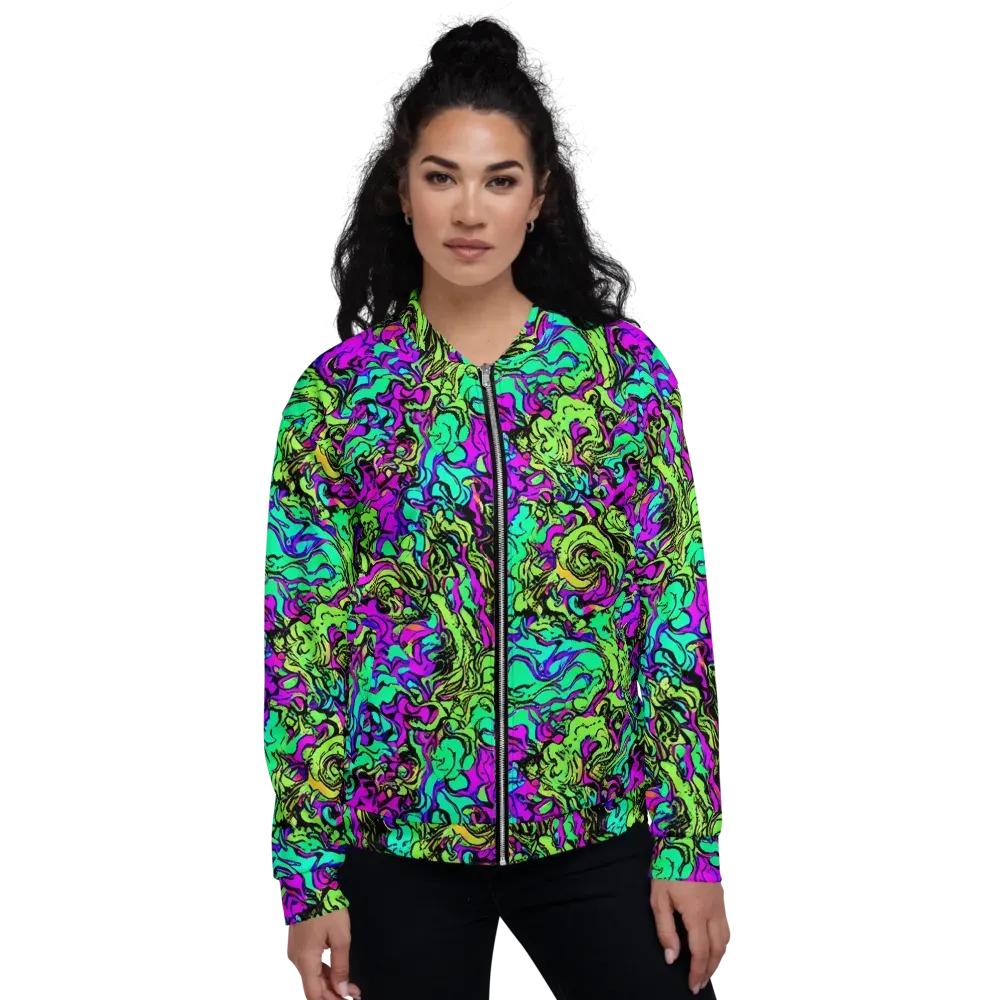 Electric Organics on Bomber Jacket — Front