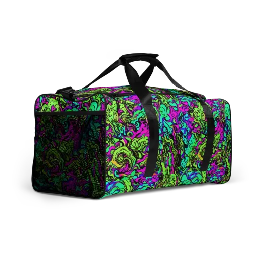 Electric Organics on a Duffle Bag