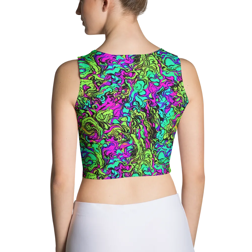 Electric Organics on Crop Top — Back