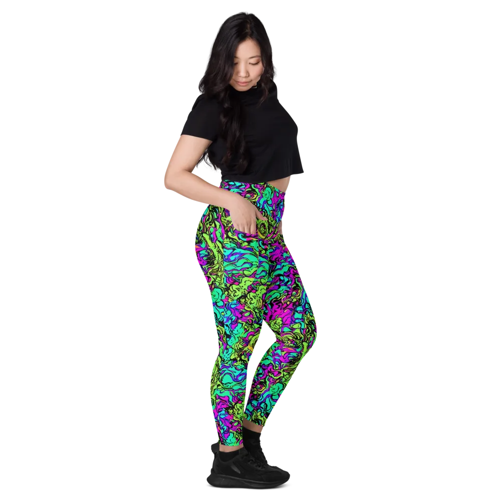 Electric Organics on Leggings with Pockets — Right