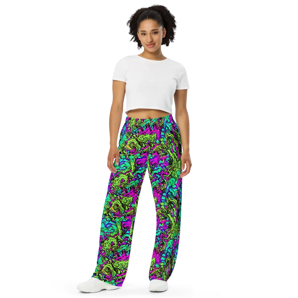 Electric Organics on Wide-Leg Pants — Front