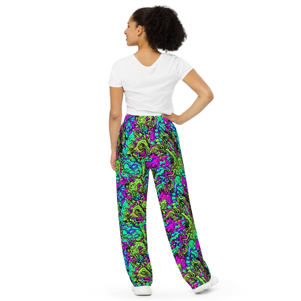 Electric Organics on Wide-Leg Pants — Back