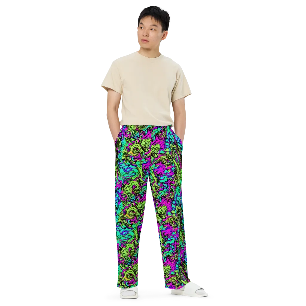 Electric Organics on Wide-Leg Pants — Front