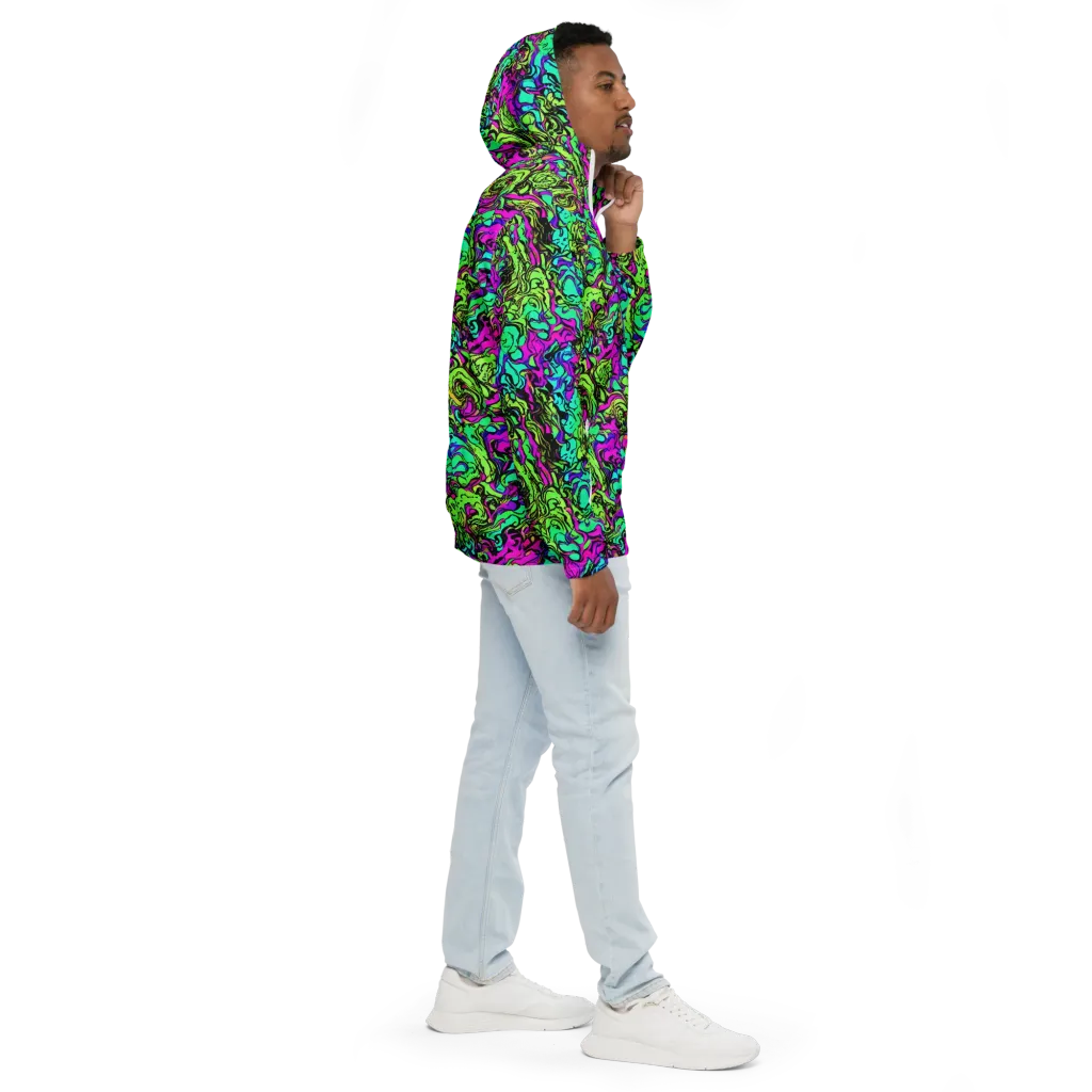 Electric Organics on Men's Windbreaker — Right