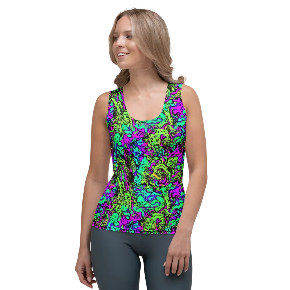 Electric Organics on Women's Tank Top — Front