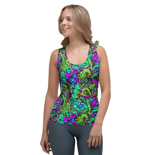Electric Organics on a Women's Tank Top