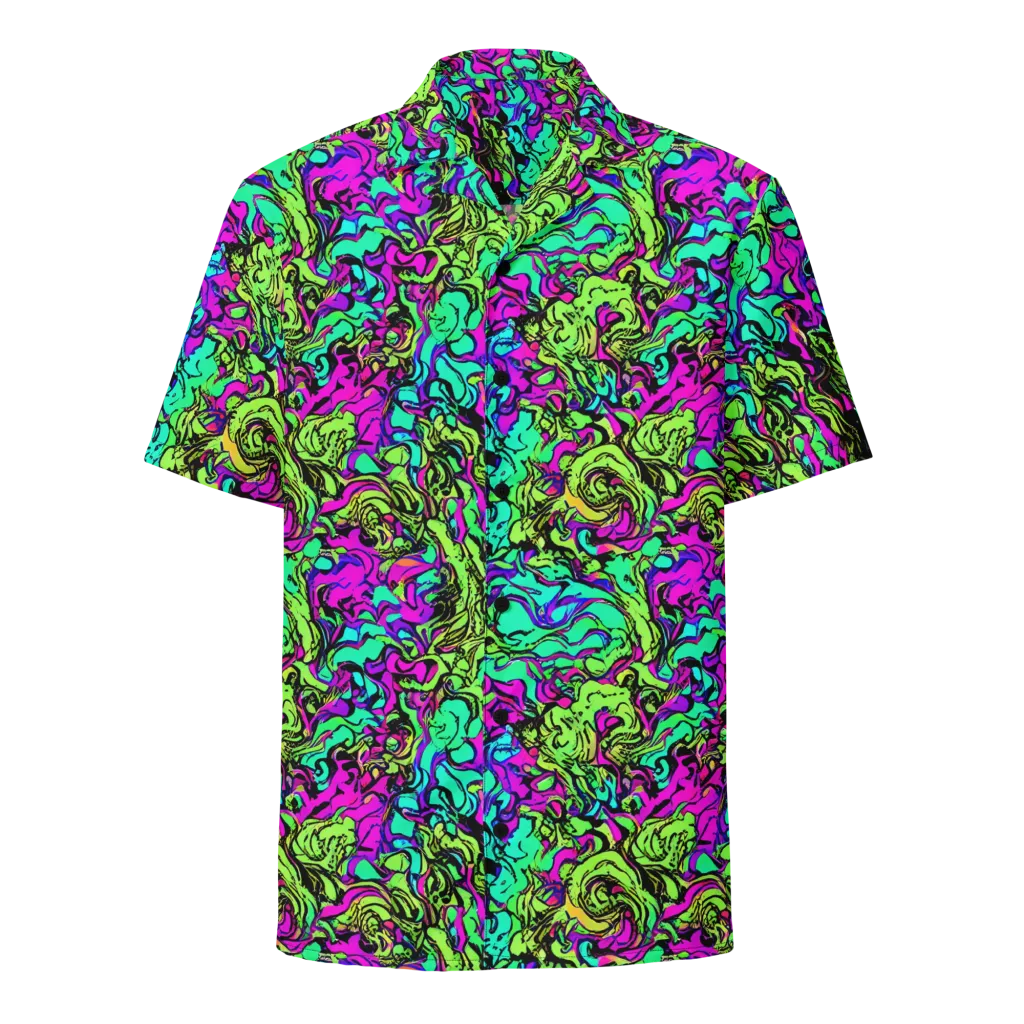 Electric Organics on Button Shirt — Front