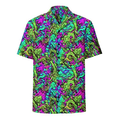 Electric Organics on a Button Shirt
