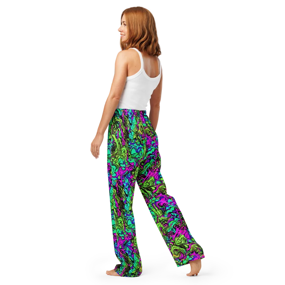 Electric Organics on Women's Pajama Pants — Back