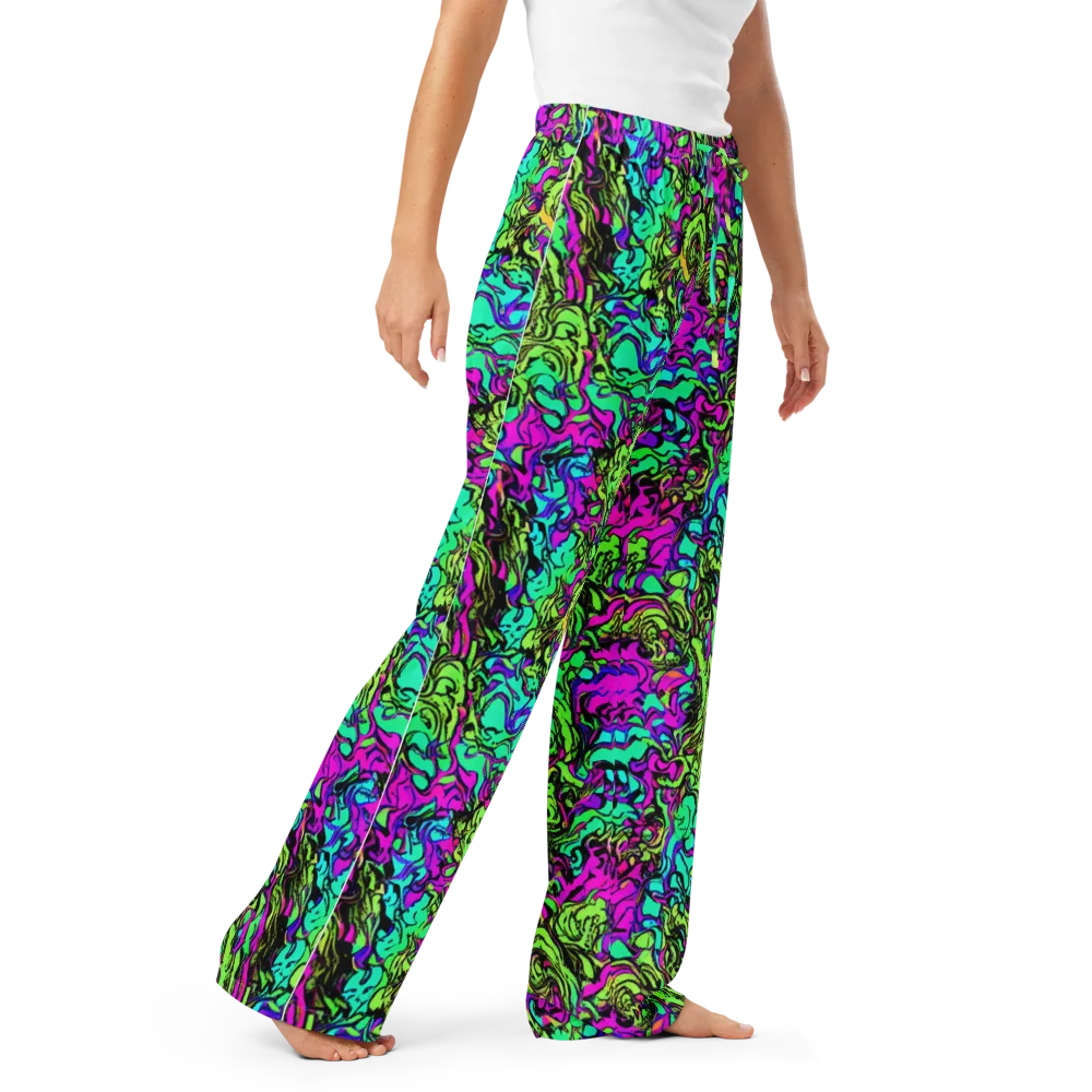 Electric Organics on Women's Pajama Pants — Right Front