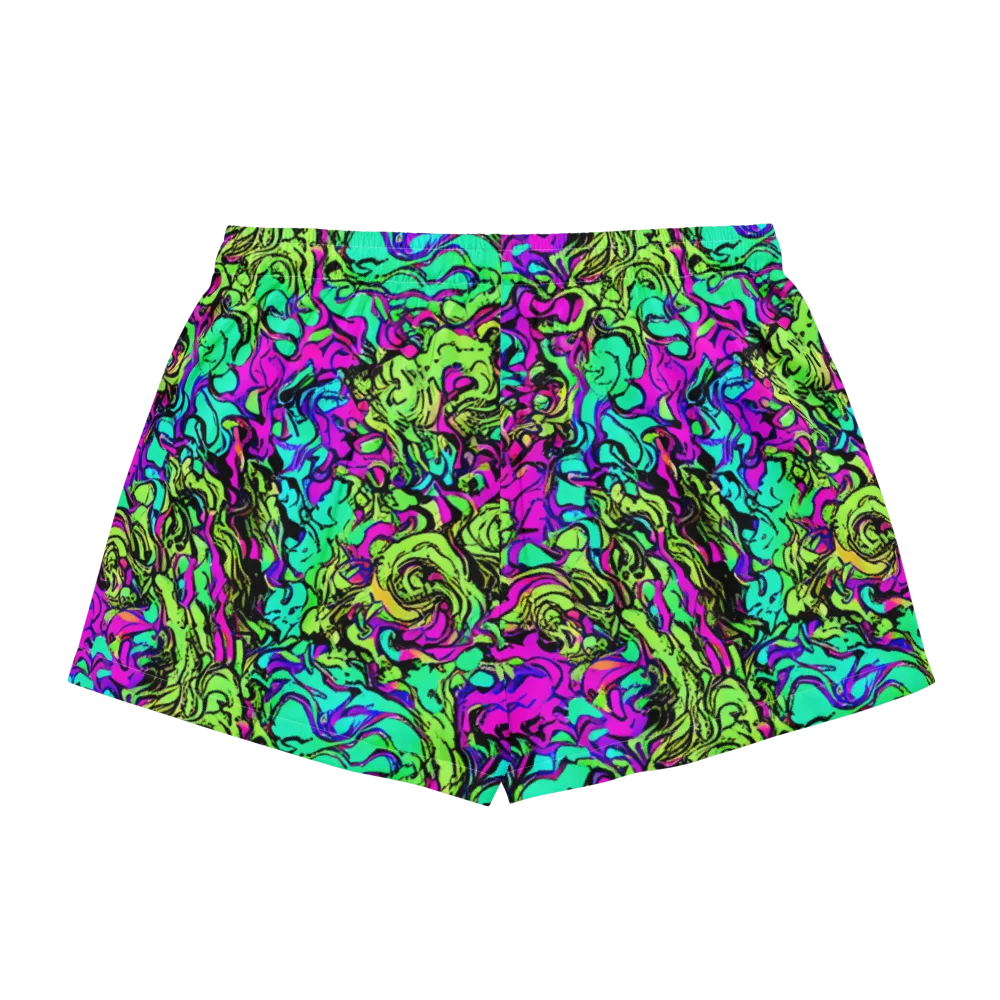 Electric Organics on Women's Pajama Shorts — Back