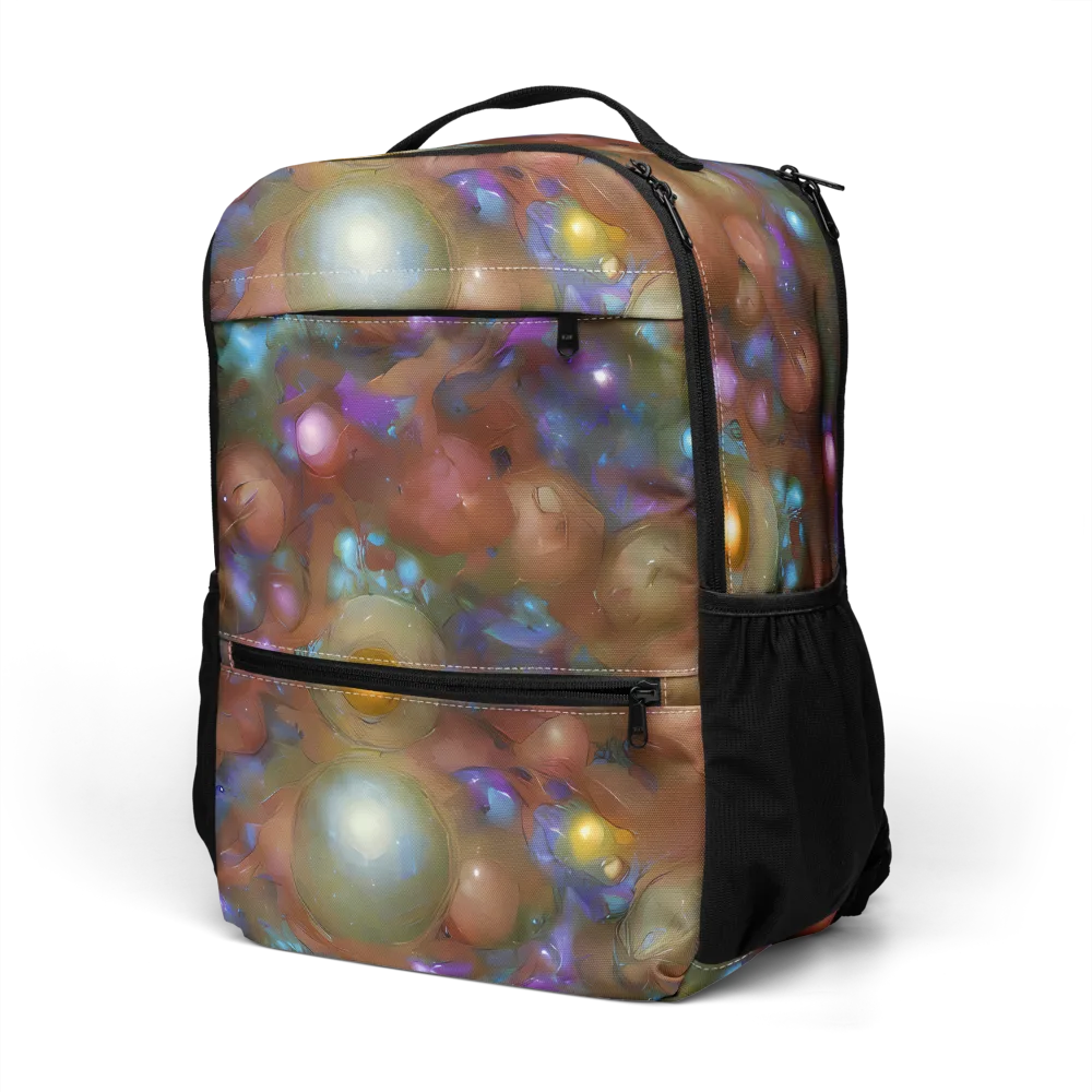 Iridescent Bloom on Utility Backpack — Left Front