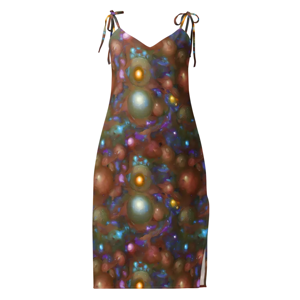 Iridescent Bloom on Slip Dress — Front