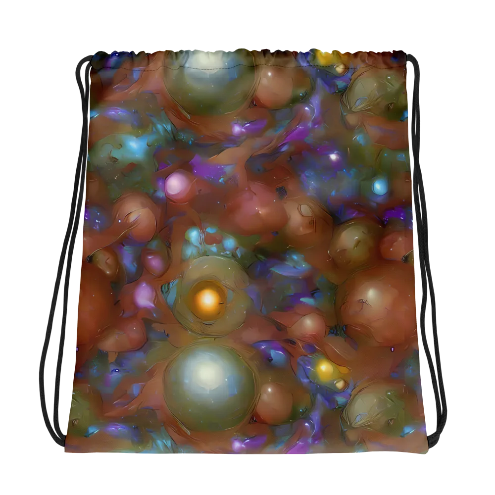 Iridescent Bloom on Drawstring Bag — Photo