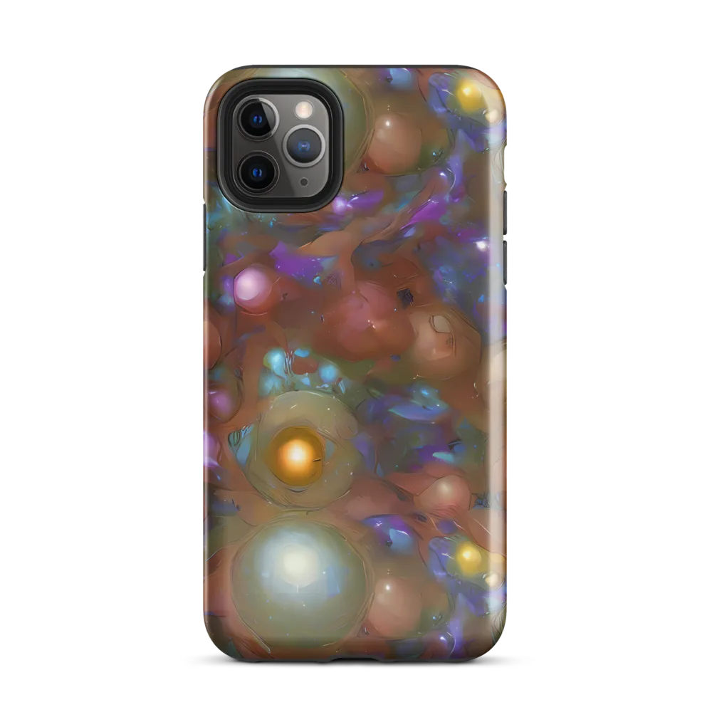 Iridescent Bloom on Tough Case for iPhone® — Front