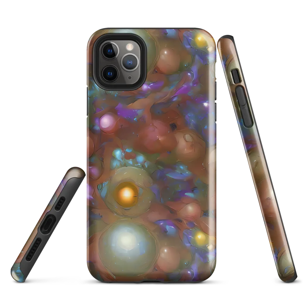 Iridescent Bloom on Tough Case for iPhone® — Front