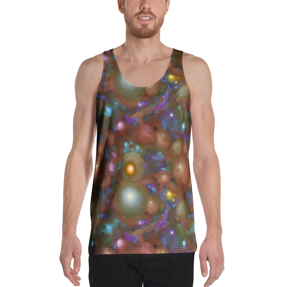 Iridescent Bloom on Men's Tank Top — Front