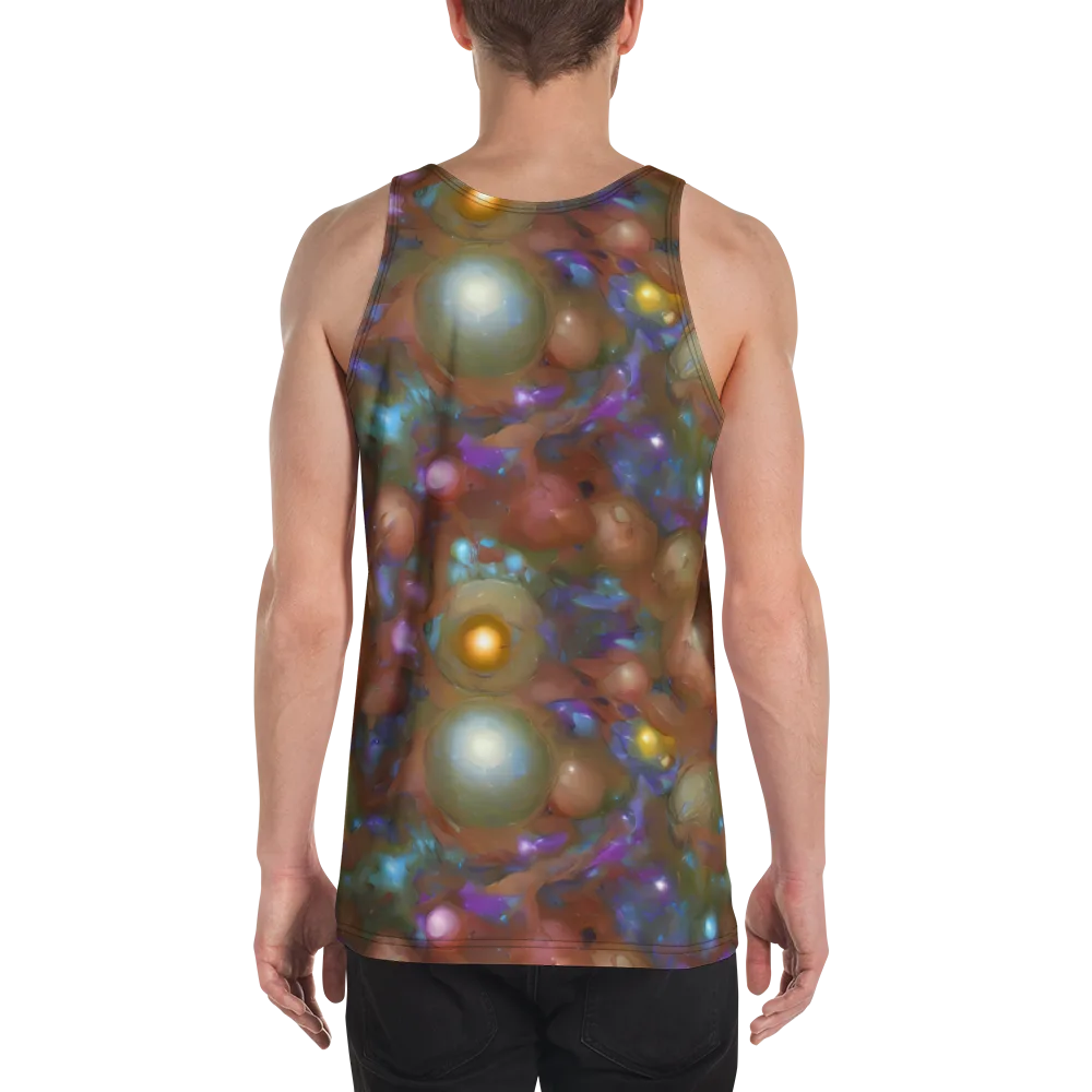 Iridescent Bloom on Men's Tank Top — Back