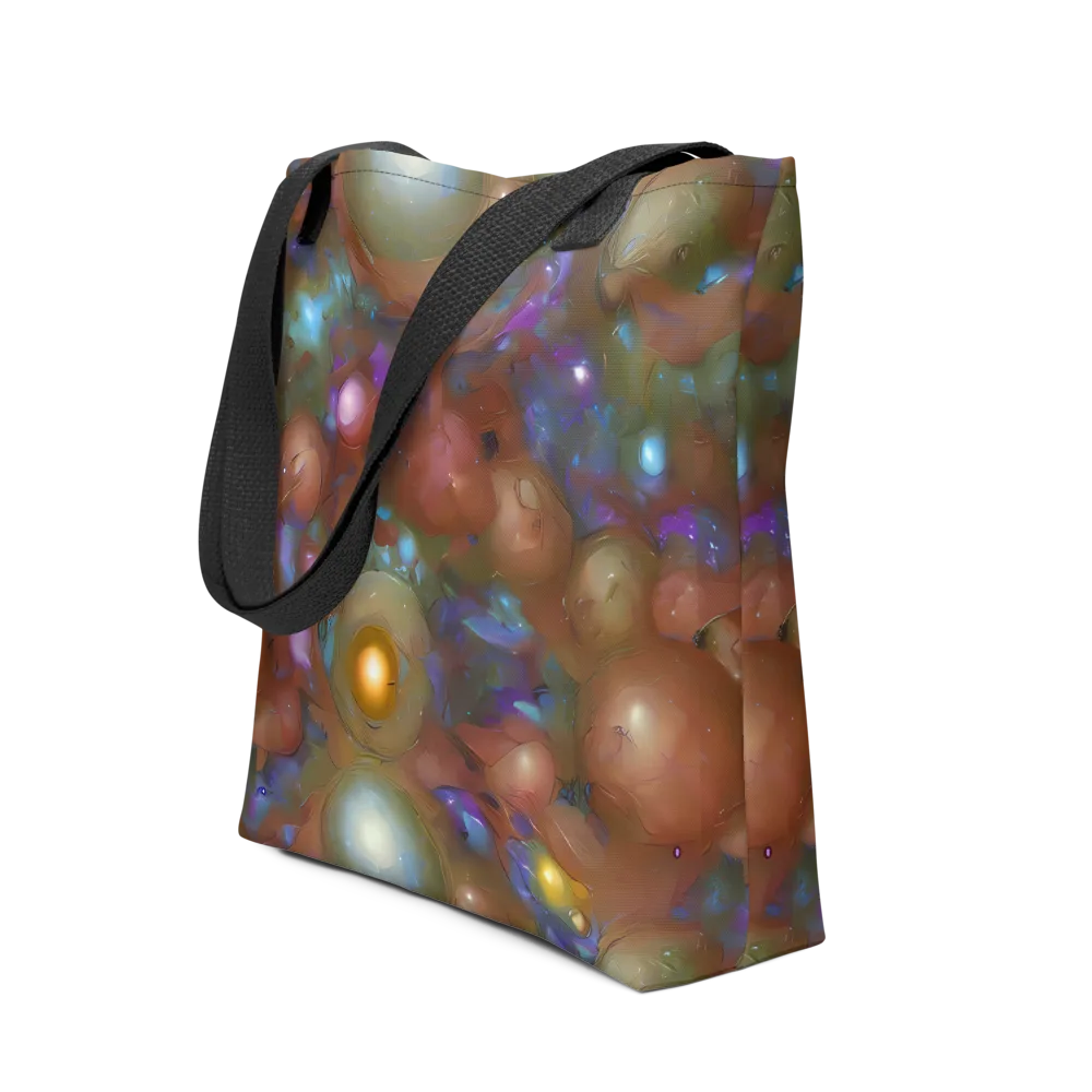 Iridescent Bloom on Tote Bag — Front