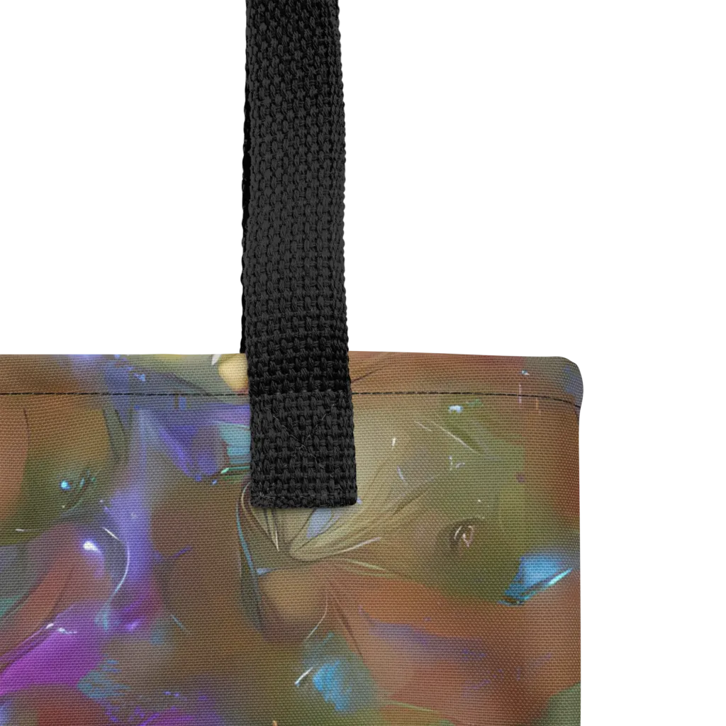 Iridescent Bloom on Tote Bag — Product details