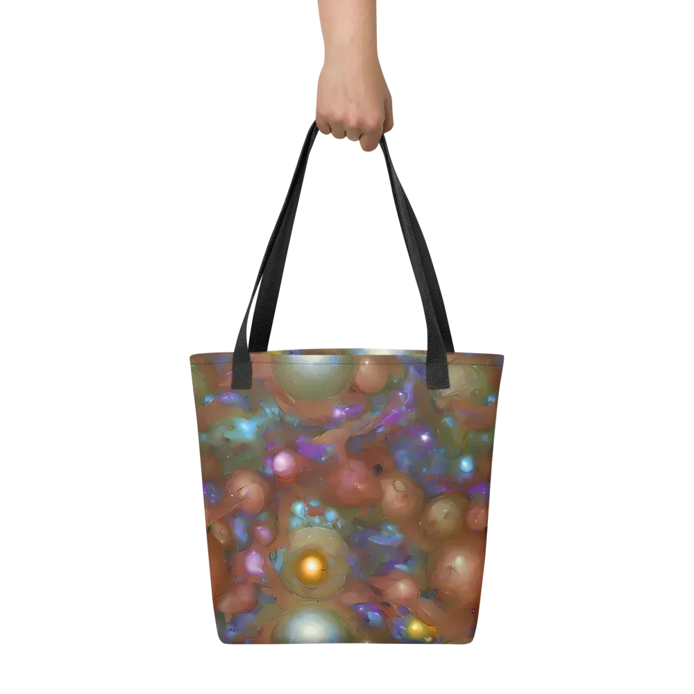 Iridescent Bloom on Tote Bag — Front