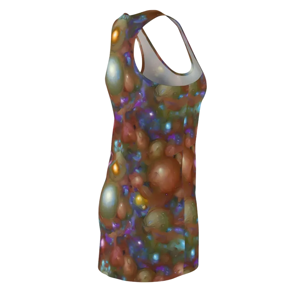Iridescent Bloom on Racerback Dress — Back Side