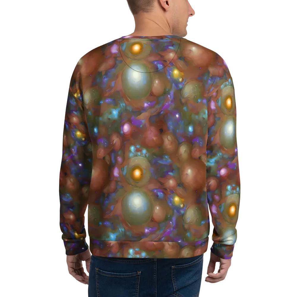 Iridescent Bloom on Sweatshirt — Back